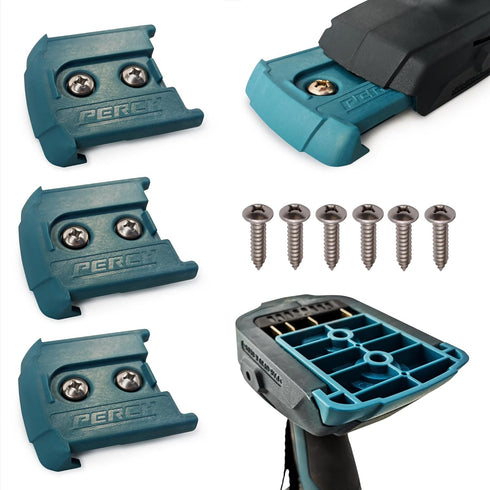 PERCH Tool Organization for BOSCH 18v Tools (3 Holders) | Made in USA | Patented Snap-Fit Locks Tools into Place | Hardware Included | Strongest B...