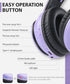 rockpapa E7 Over Ear Wireless Bluetooth Headphones with Mic Without Travel Case, Foldable Wired/Wireless Headphones with Microphone for Kids Child...