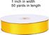 Livder Double Face Satin Ribbon Roll, 1 inch Wide 50 Yard Length (Yellow)...