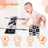 High Contrast Baby Toys for Newborn, Infant Black and White Baby Toys 0-6 6-12 Months, Tummy Time Toys, Soft Crinkle Baby Books Toys for Newborn B...