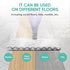 4 Pack S3501 S3601 Steam Pocket Mop Pads for Shark S3500 Series S3501 S3601 S3550 S3901 SE450 S3801CO S3601D S2901 S2902 Steam Mop Pads Washable...