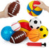 Balls for Toddlers 1-3,Toddler Sports Toys,Set of 7 Kids Ball Soft Foam Baby Sports Balls- Soccer Ball Basketball Baseball Rugby Bounce Ball Playg...