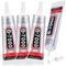 B-7000 Jewelry Glue Clear, 4 PCS 25ML Rhinestone Adhesive B7000 Glue Crafting Clear Glue with Precision Tip for Paper Crafts Card Making Jewelry S...