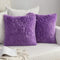MIULEE Pack of 2 Luxury Faux Fur Throw Pillow Cover Deluxe Winter Decorative Plush Pillow Case Cushion Cover Shell for Sofa Bedroom Car 18 x 18 In...
