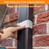 Downspout Adapter Gutter Pipe Clip Hidden Bracket 3x4 White Set of 2...