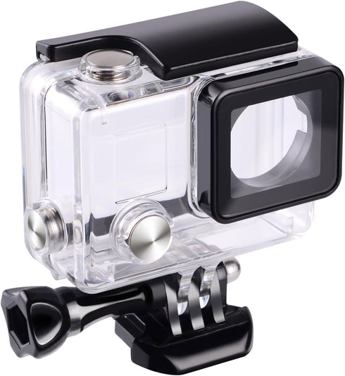 Suptig Replacement Waterproof Case Protective Housing for GoPro Hero 4, Hero 3+, Hero3 Outside Sport Camera for Underwater Use - Water Resistant u...