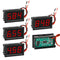 5 Pack DC 5~120V Digital Mini Voltmeter Voltage Display, SUNJOYCO 0.56" LED Display Panel Voltage Tester Meter, Car Motorcycle Battery Monitor Vol...