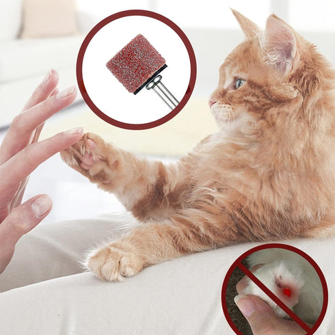 26 Pack Nail Grinder for Dogs Replacement Kit Sanding Drum Set Grit Sand Bands Shank Rotary Tool Kit Pet Nail Smoother Dog Claw Care (80#/120#)...