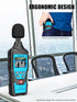 decibel meter spl meter Sound Level Meter dB Meter Sound and Noise Meters Measuring 30 dB to 130 dB...