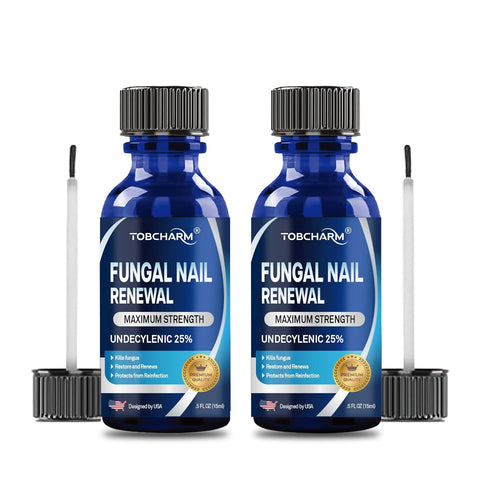 Toenail Fungus Treatment For Toenail & Finernails, 25% Undecylenic acid, Toe Nail Fungus Treatment Extra Strength, Tea Tree Oil for Tonail Fungus ...