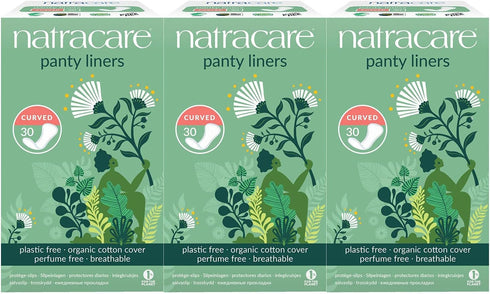 Panty Liners Curved 30ct - Panty Liner ( Pack of 3)...