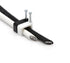 THE CIMPLE CO - Siamese Coaxial Cable Clips, Cat6, Electrical Wire Cable Clip, 1/2 in Nail Clip and Fastener, Black, Double(50 Pieces per Bag)...