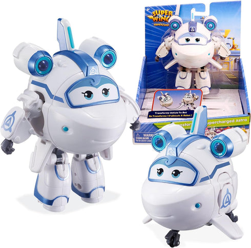 Super Wings Transformer Toys 5" Action Figure Supercharged Tobot Astra, 2 in 1 Rescue Bots Transforming Airplane Robot Toys, Educational Toys for ...