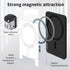 Card Holder for MagSafe Wallet with Ring for iPhone 15/14/13/12 Series, Strong Magnetic Card Holder Flowers Wallet Fit 5 Cards Sleeve Pocket Flora...