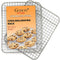 Goson Heavy Duty Stainless Stain Bakeware, Baking, Cooling, Oven Roasting, Broiler Rack, 8in by 10in, Cross Wire, Pack of 2, Compatible with Vario...