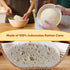 Sourdough Bread Proofing Baskets Banneton Set of 2, Round & Oval Sourdough Banneton Bowl with Liners, Handmade Quality Indonesian Rattan Bread Bak...