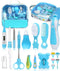 Baby Healthcare and Grooming Kit, Electric Safety Nail Trimmer Baby Nursery Kit, Newborn Care Kits with Hair Brush Comb for Newborn Infant Toddler...