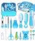 Baby Healthcare and Grooming Kit, Electric Safety Nail Trimmer Baby Nursery Kit, Newborn Care Kits with Hair Brush Comb for Newborn Infant Toddler...