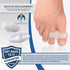 Dr. Frederick's Original Sport Bunion Toe Spacer Set - 4Pcs - Soft Gel Splints - One Size Fits All - Fast Relief - Wear with Shoes - for Men & Wom...