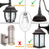 Dusk to Dawn Light Bulbs, Built-in Photocell Light Sensor, Automatic On/Off, E26 Base 9W 60W Equivalent, AC120V 3000K Warm White, Indoor/Outdoor S...