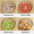 Manual Food Processor Vegetable Chopper 2.3 Cup Small Mini Hand Pull String Onion Chopper Garlic Mincer Cutter with 3 Stainless Steel Blades - Whi...