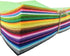 42pcs 6 x 6 inches (15cm x 15cm) Felt Fabric Sheet Assorted Color Felt Pack DIY Craft Squares Nonwoven...