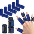 Finger Splint, Set of 2 Trigger Finger Brace with 10 Nylon Sleeves for Sport Injuries, Swelling Tendon Finger Stiffness and Sprained Knuckles (Blu...