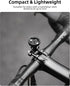 ROCKBROS Out-Front Bike Computer Mount Mini Bike Computer Mount Aluminum Integrated Bicycle Computer Mount Cycling Computer Mount Compatible with ...