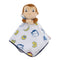 Welcome to The Universe Baby Curious George White, Blue, Red, Yellow and Brown Plush Security Baby Blanket...