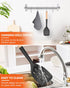 Nonstick Silicone Spatula, Non Scratch Flexible Edge for Pans, Slip Resistant comfortable Wooden Handle, Heat Resistant BPA-Free Kitchen Spatulas ...