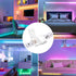 VIPMOON 20 Pack 4 Pin RGB 8mm Solderless Connectors Adapter for SMD 2835 3528 Multicolor Non-Waterproof LED Strip Light (8mm)...