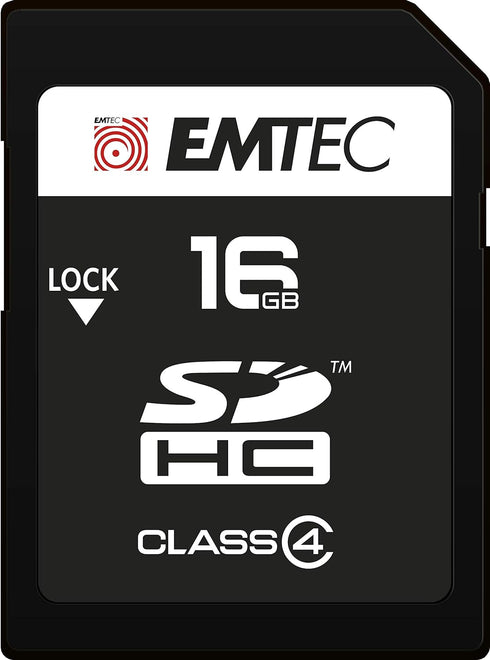 Emtec ECMSD16GHC4 Carte Mémoire SDHC Classe 4 16 Go...