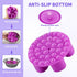 Slow Feeder Dog Bowls Insert, Bestalk Soft Silicone Slow Eating Dog Bowl Insert with Suction Cups for Small, Medium and Large Dogs(Purple S)...