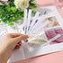 400 Pcs Fragrance Test Strips Perfume Testers Strips Perfume Test Strips Paper Disposable White Perfume Paper Strips Essential Oils Test Card Blot...