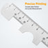 Metal PD Ruler - Pupillary Distance Ruler with Instructions for Myopia Distance Glasses, Pupil Measurement Tool for Prescription Eyeglasses with E...
