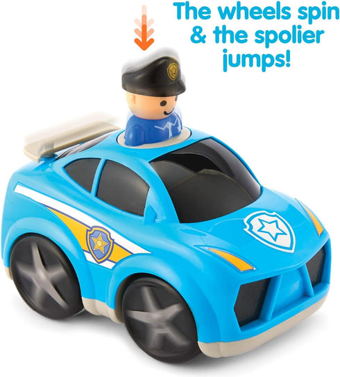 Kidoozie Press ‘n Zoom Police Car - Developmental Activity Toy for Toddlers Ages 12 Months and Older - Great for Fine Motor Skills and Visual Deve...