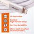 Ventev Alloy 10 Ft iPhone Cable | Fast Charging USB-C to Lightning Cable | Extra Long MFi Certified Apple Charging Cord | Lasts Up to 100x Longer ...