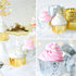 Silver Foil Metallic Paper Baking Cups Muffin Cups Cupcake Liners 50-Count Cake Baking Cups for Birthday, Wedding, Party (Silver)...