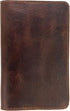 Hide & Drink, Rustic Cover for Leuchtturm A6 Hardcover Notebook (3.6 x 5.9 in. Notebook Not Included) Full Grain Leather, Handmade, Bourbon Brown...