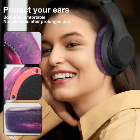 Studio 3 Ear Pads Cushions Replacement Earpads Compatible with Beats Studio 2 & Studio 3 Wired & Wireless Headphones, Ear Cushions Memory Foam Ear...