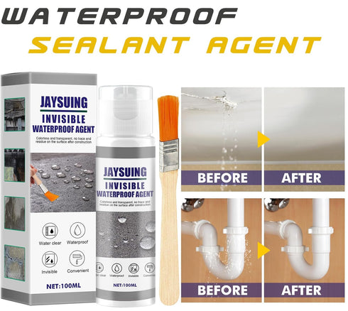 Nynelly Invisible Waterproof Agent, Waterproof Insulating Sealant, Waterproof Anti-Leakage Agent, Transparent Repairing Leak Waterproof Adhesive,S...