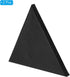 PATIKIL 7.9" Triangle Canvas Board for Painting, 2 Pcs Blank Stretched Panels Frame Board for Oil Acrylic Circle Shaped Art Paint Drawn Wood Easel...