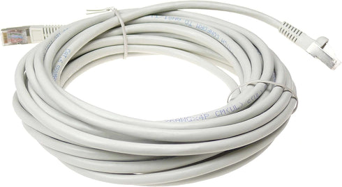 NTW Cat6 Ethernet Cable Shielded 25 FT Gray Plated RJ45 Connector Internet LAN Wire Cable Cord for Modem Router PC Mac Laptop PS5 PS4 Xbox 360 Pat...