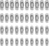 Giantree 100Pcs Ball Chain Connector Clasps, Stainless Steel Ball Chain Connector Clasps Fits for 1.5/2.0/2.4/3.2mm Silver Beaded Ball Chain for D...
