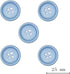 Libiline 100pcs Resin Button Solid Color 4Holes Craft Clothe Sewing Card Making Sweater Shirt (Multi-Color, 1"(25mm))...