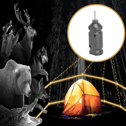 Perimeter Trip Alarm, Perimeter Trip Wire Alarm Device Auminium Alloy Security Reusable for Yard for Camping...