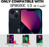 Annymall for iPhone 13 Case with 2 Screen Protector,Shockproof Drop Protection Full Body Heavy Duty 3 Layer Military Rugged Durable Phone Cover fo...