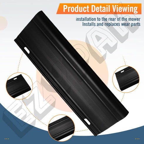 534779001 Rear Skirt Guard Flap for Ryobi 20" Cordless Lawnmower, Black, Fits Models Ry40107, Ry40108, Ry40109, Ry401011, Ry401012, Ry40Lm03, Ry40...