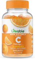 Lifeable Vitamin C - Great Tasting Natural Flavor Gummy Supplement - Vegetarian GMO-Free Chewable Vitamins - for Immune Support - 90 Gummies (750 ...