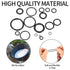 850 Pcs O Rings Kit, Rubber O-Rings Seals Assortment Kit, Nitrile Rubber Pressure Plumbing Sealing Washer Gasket O Ring Repair Kit for Faucet, Aut...